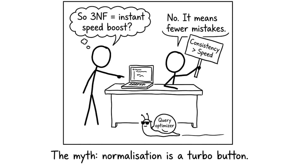 Normalisation is not a turbo button