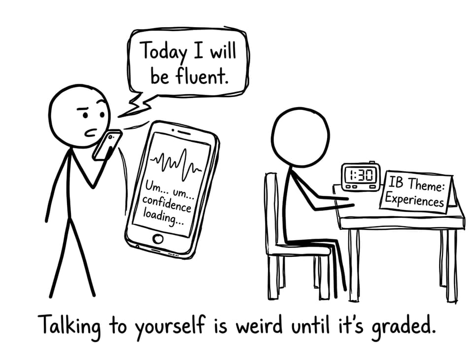 Speaking practice comic