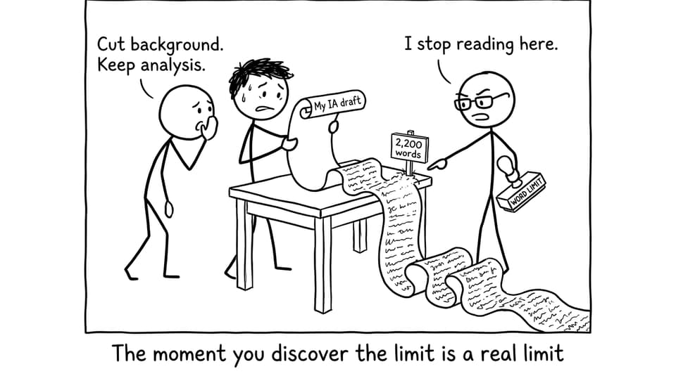 Student discovers the IA limit is real
