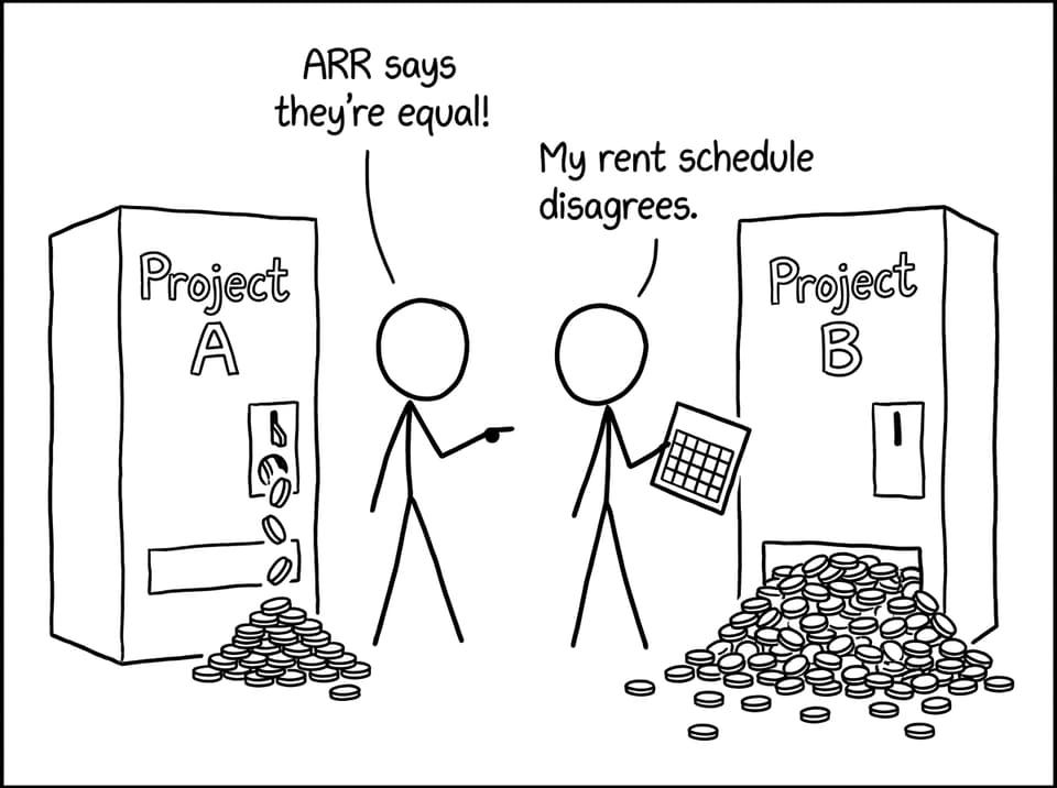 Cash timing joke comic
