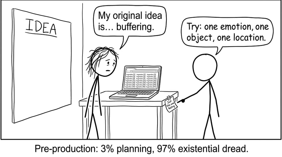 IB Film idea buffering comic