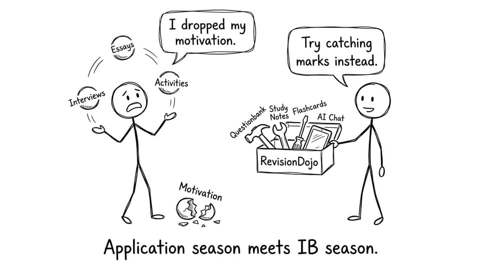 A student juggles essays, interviews, activities and drops motivation