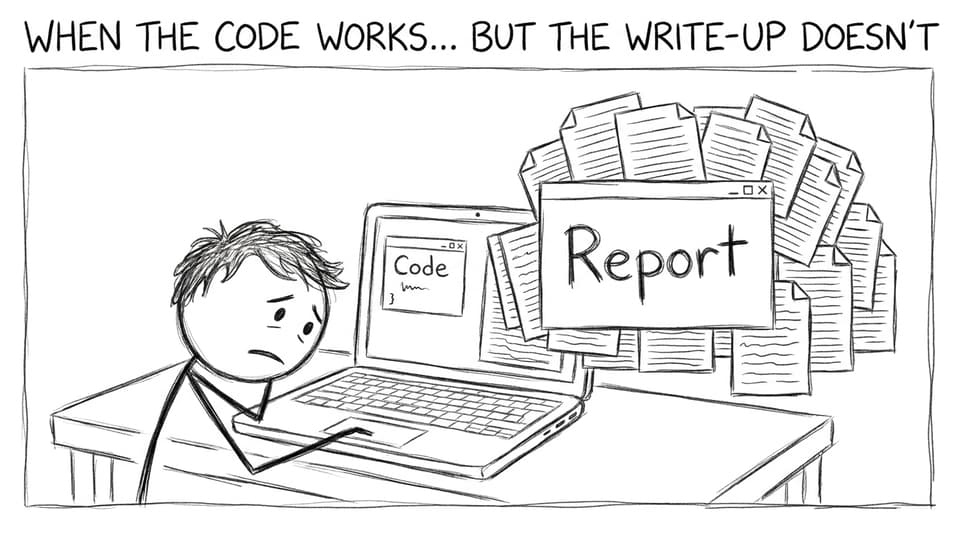 When the code works but the write-up doesn’t