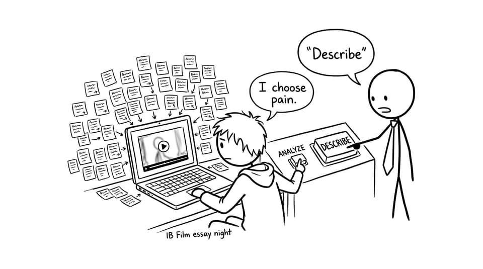IB Film essay night comic