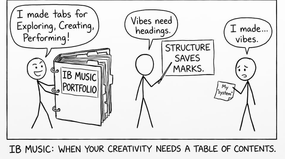 Student vs binder portfolio chaos