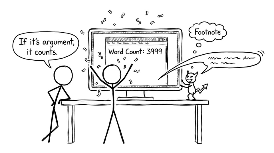 Footnote gremlin adds extra argument