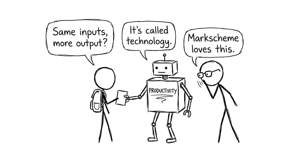 Productivity robot comic