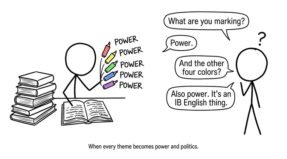When every theme becomes power and politics