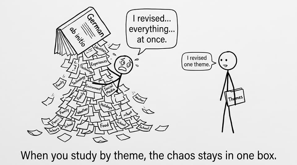 A funny comic about studying by theme