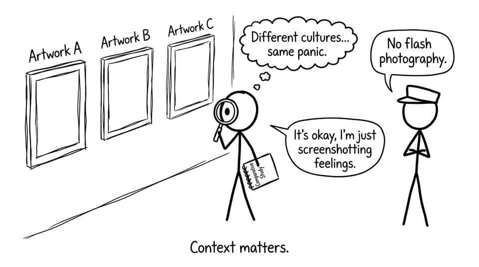 IB Visual Arts: comparative study panic