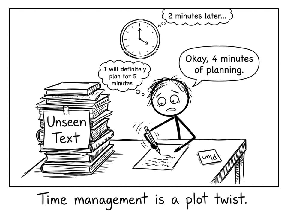 Time management is a plot twist