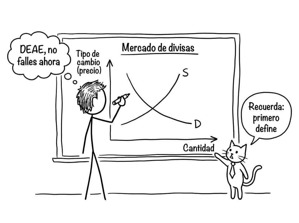 El hechizo DEAE en la pizarra