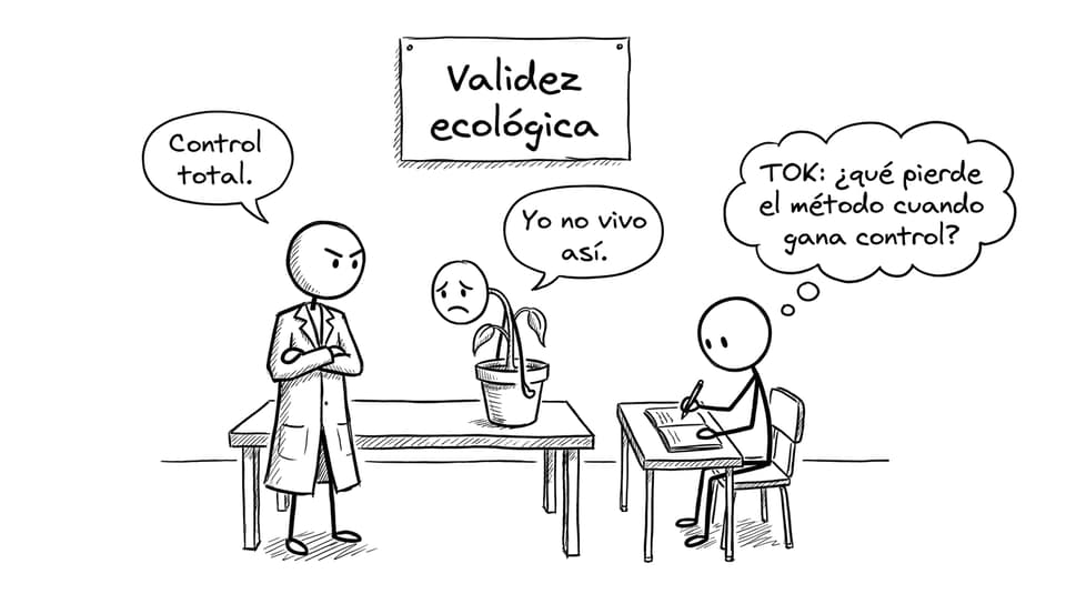Validez ecológica vs control