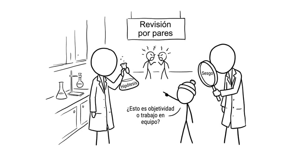 Comic sobre objetividad y equipo