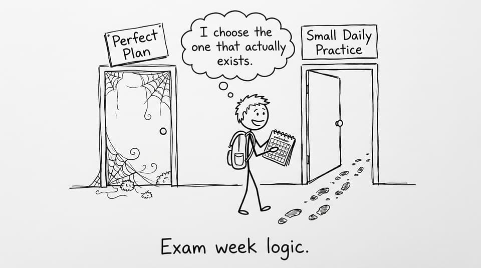 Choosing small daily practice