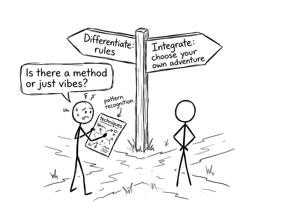 Choose your own adventure: integrate