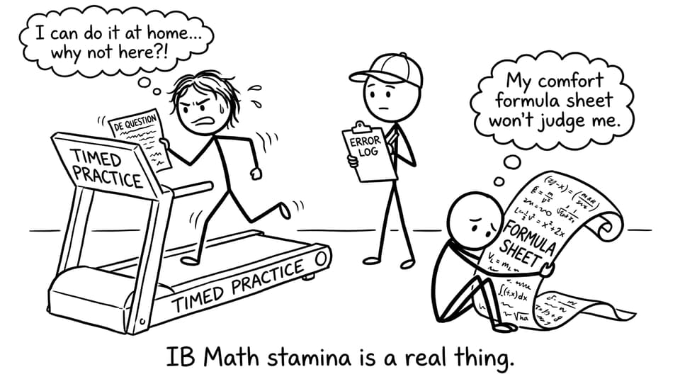 Timed practice treadmill comic