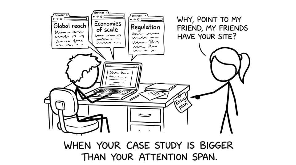 When your case study is bigger than your attention span.