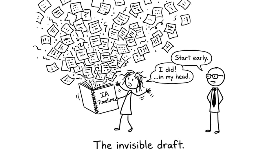 Funny IA timeline comic