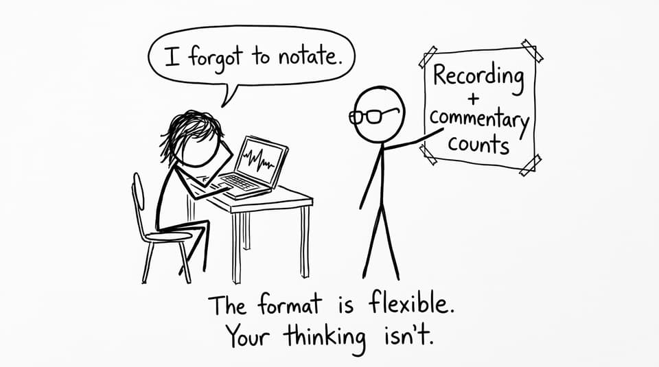 IB Music recording plus commentary comic