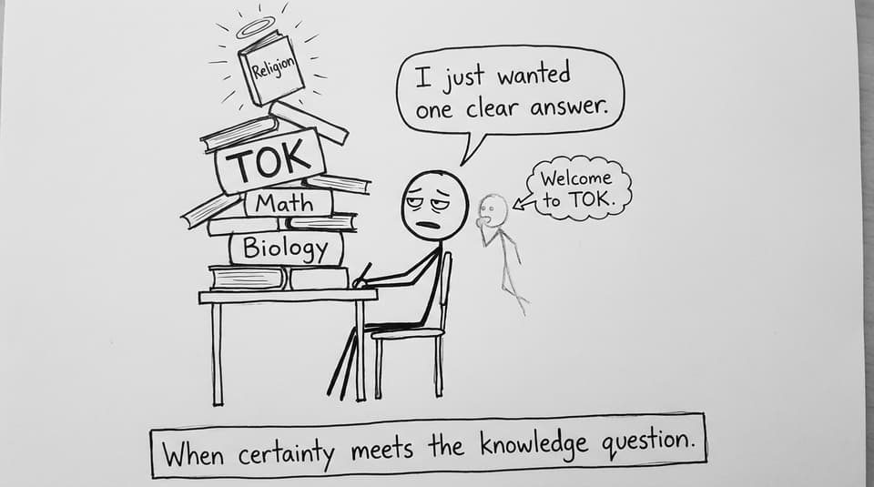 Student meets TOK uncertainty