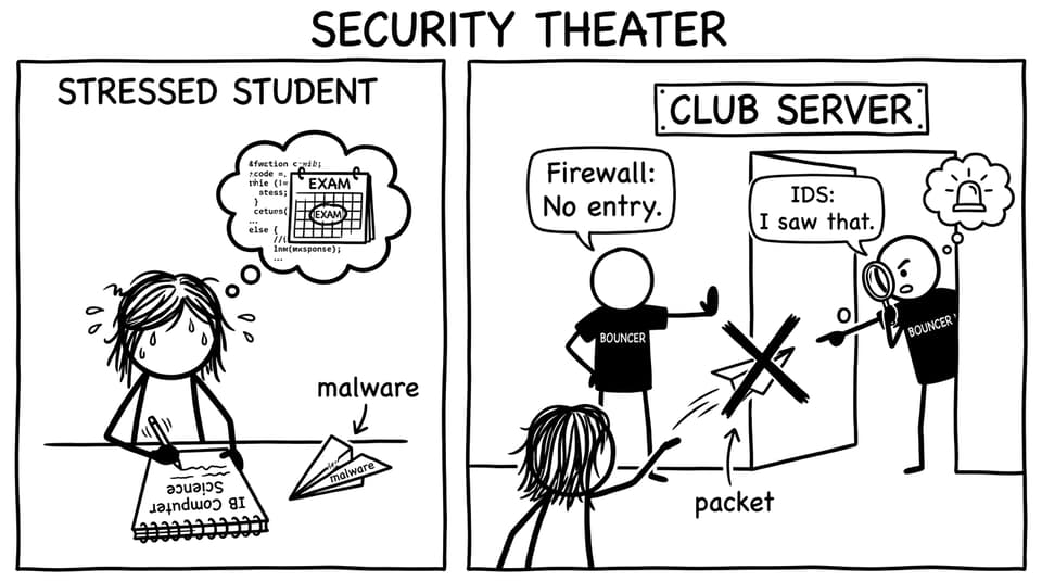 Firewall vs IDS comic