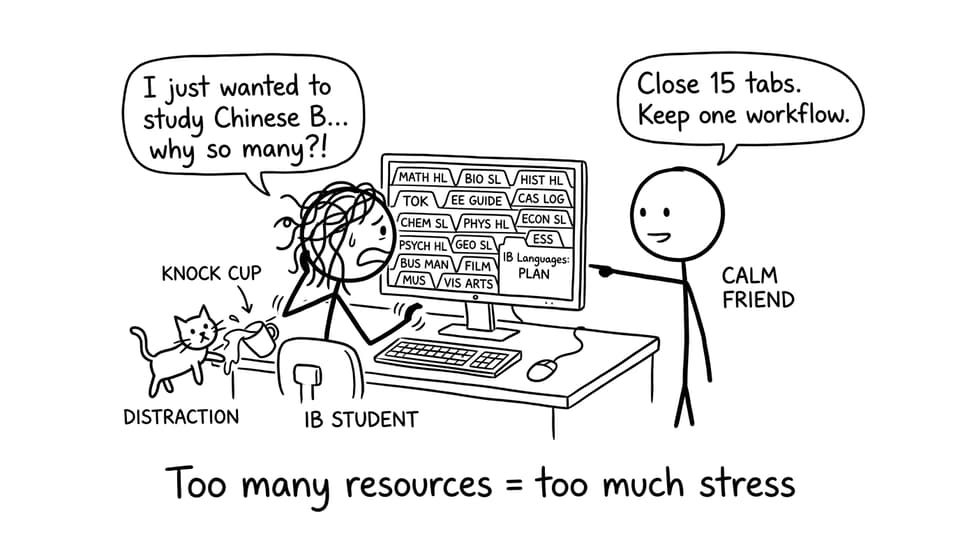 Too many resources = too much stress