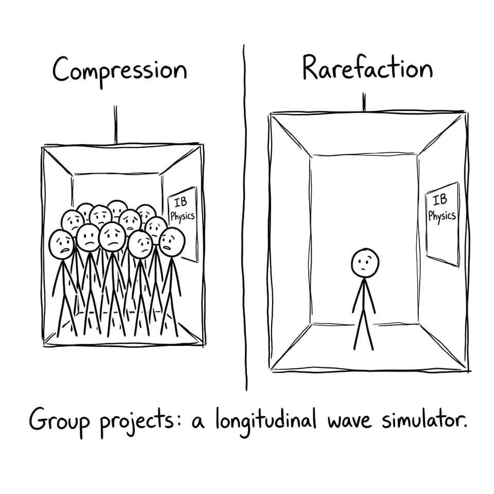 Compressions vs rarefactions elevator joke