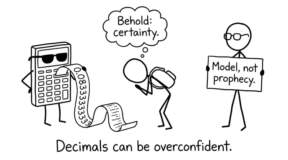 The calculator that looks too confident