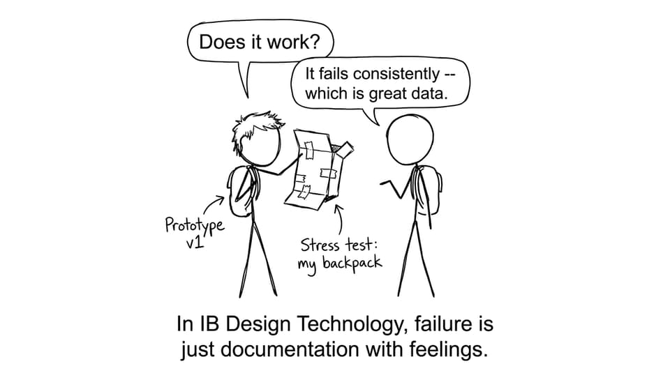 Prototype failure is still data