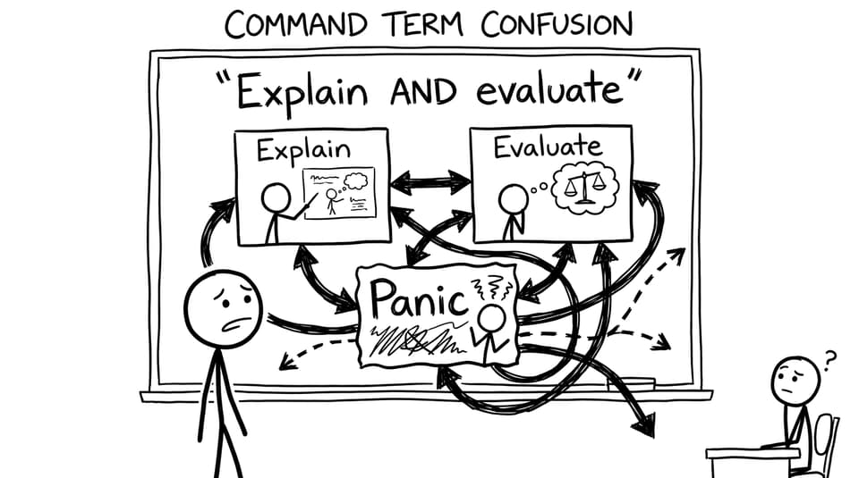 Combined command terms comic