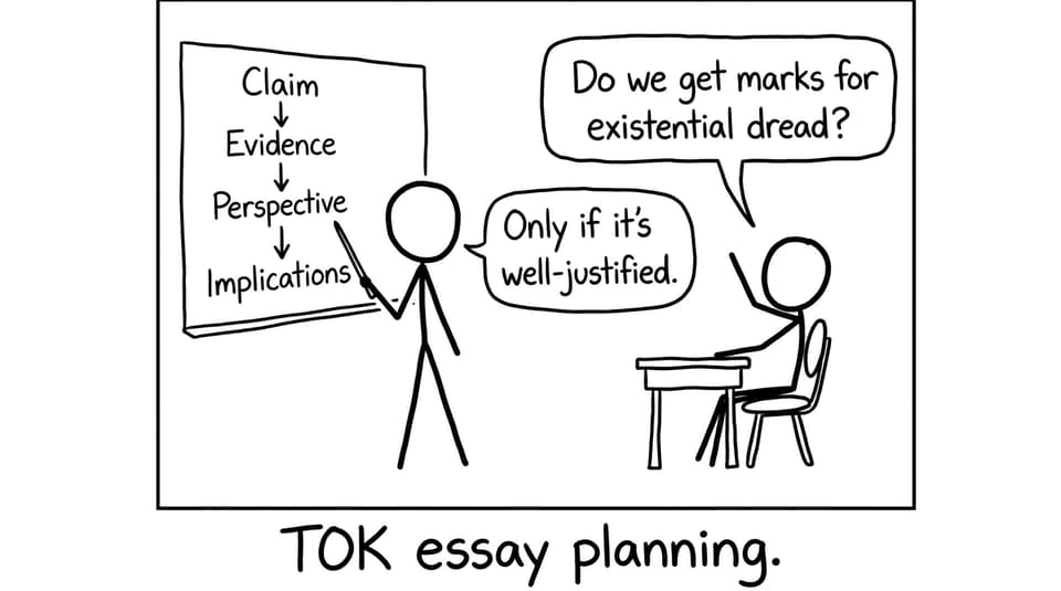TOK essay planning joke