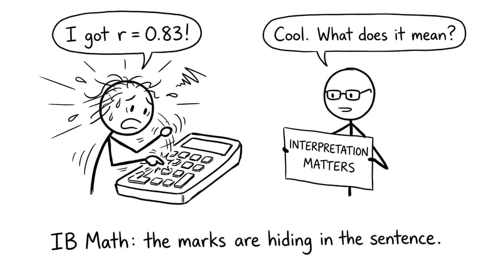 Student discovers where the marks are