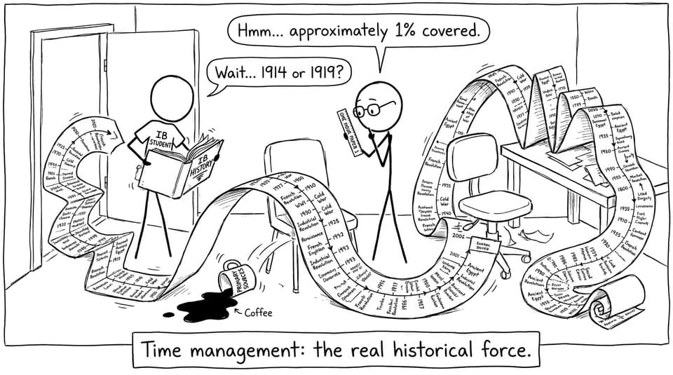 A student vs the endless timeline