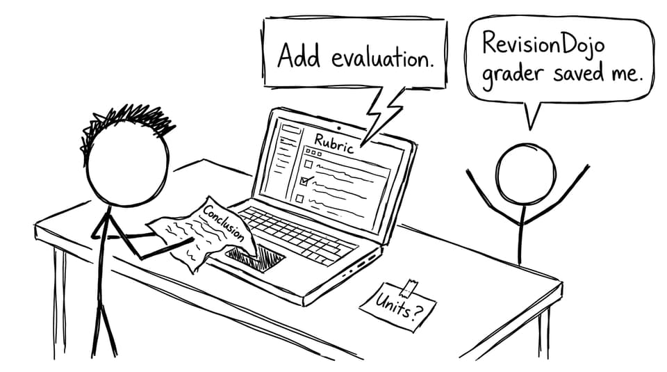 Rubric feedback comic