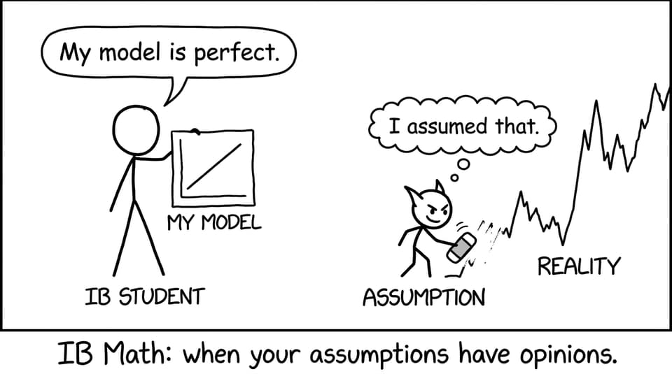 A gremlin named Assumption sabotages a “perfect” model