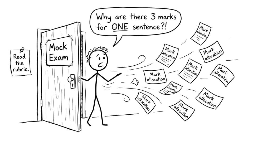 Mock exam door gust comic