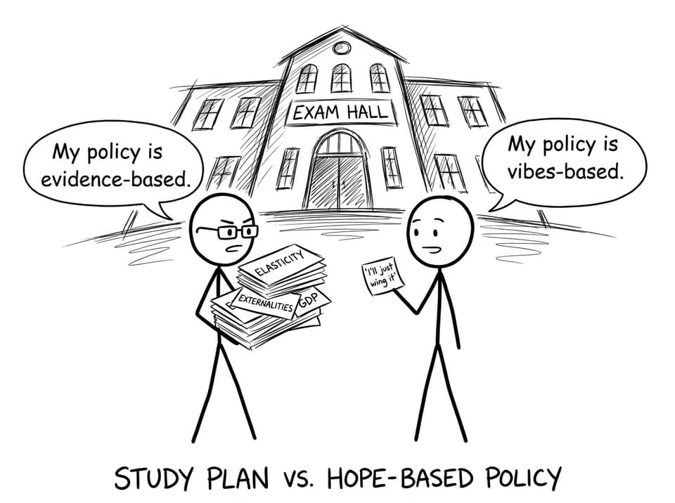 Study plan vs. hope-based policy