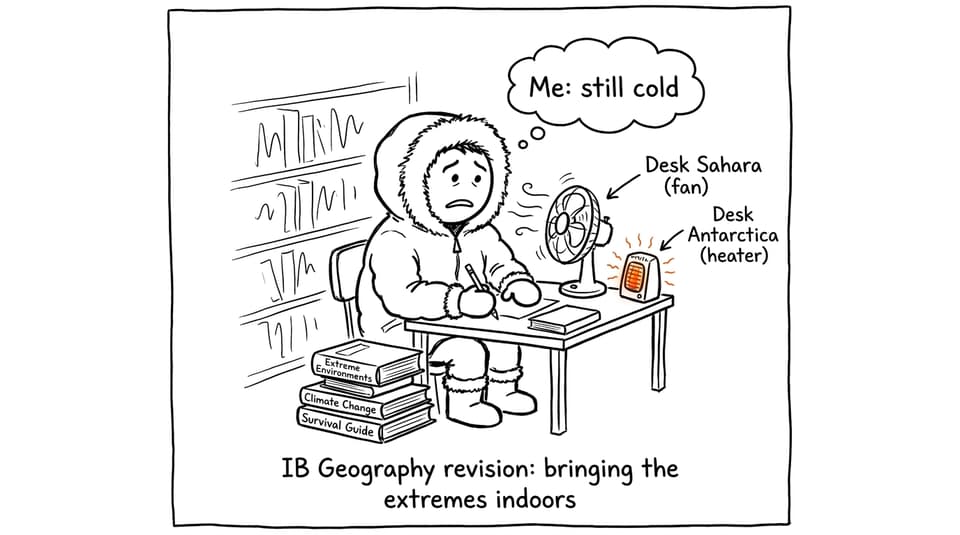 IB Geography revision: bringing the extremes indoors