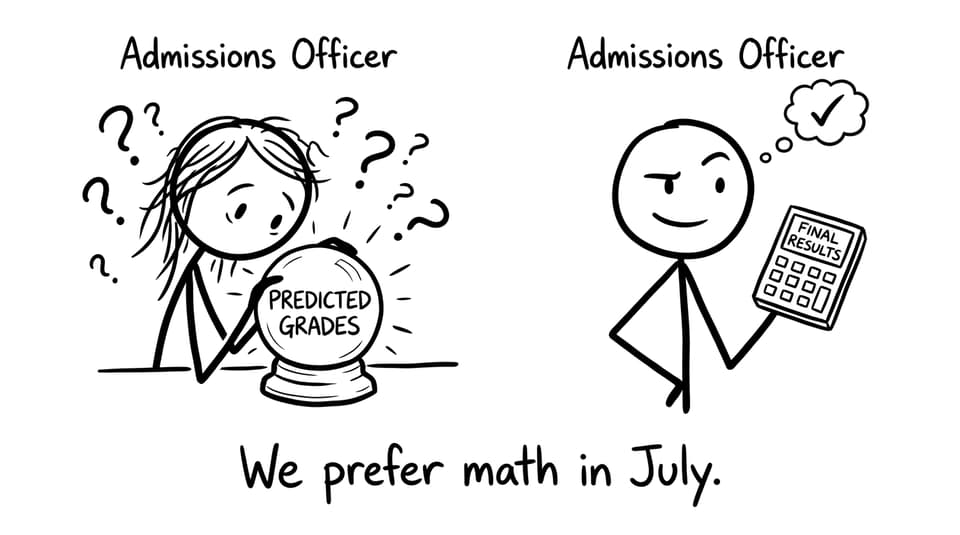 Admissions officer crystal ball vs calculator