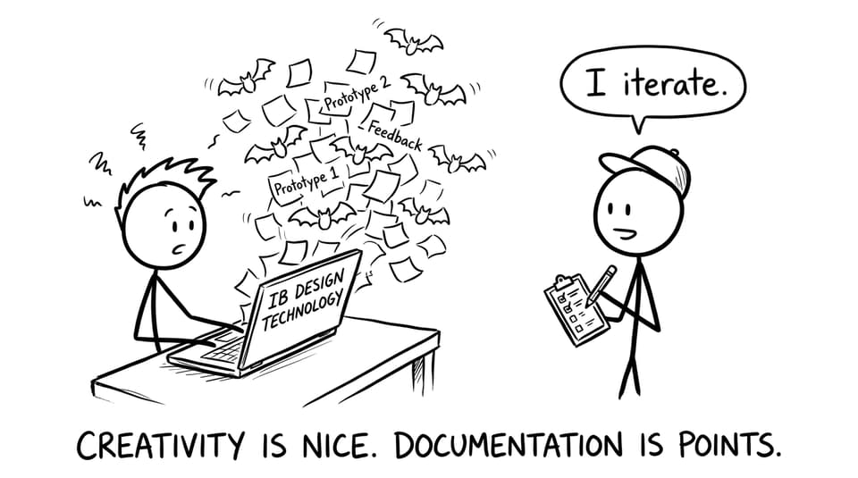 Comic: documentation beats inspiration