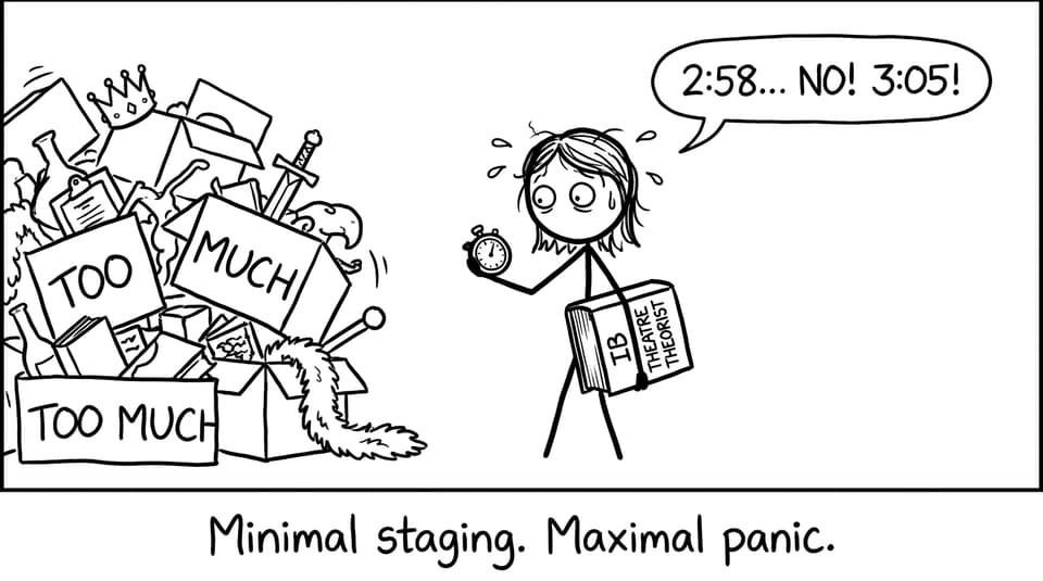 Minimal staging, maximal panic