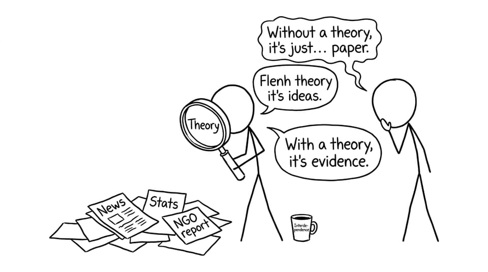 Theory turns paper into evidence