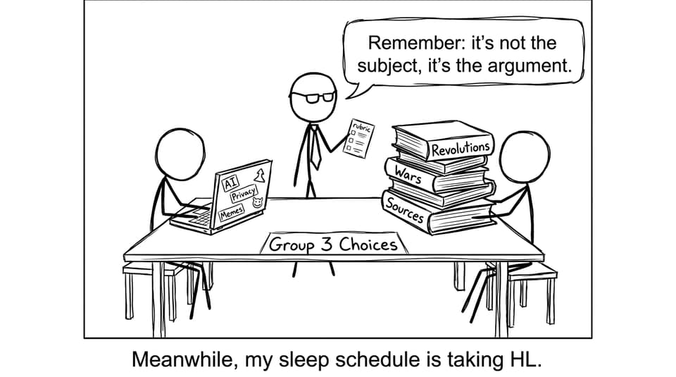 Group 3 subject choice comedy