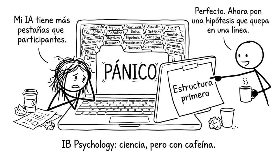 Un estudiante con demasiadas pestañas abiertas