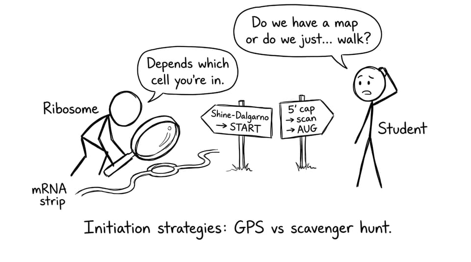 Comic: GPS vs scavenger hunt initiation