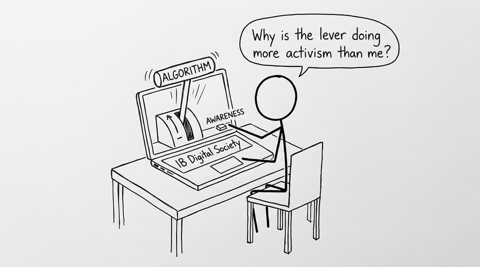 A student vs the algorithm lever