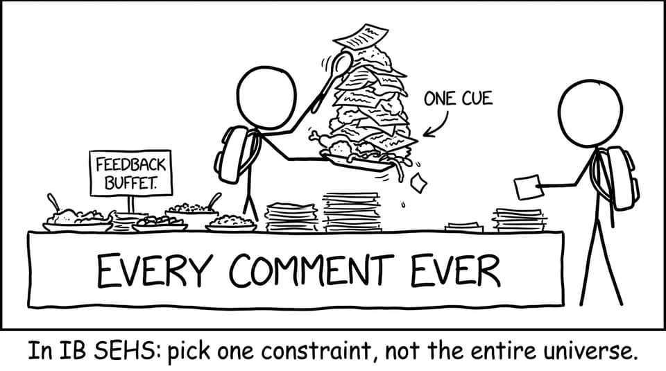 Feedback buffet comic