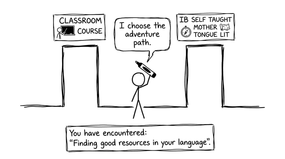 Comic: choosing the adventure path
