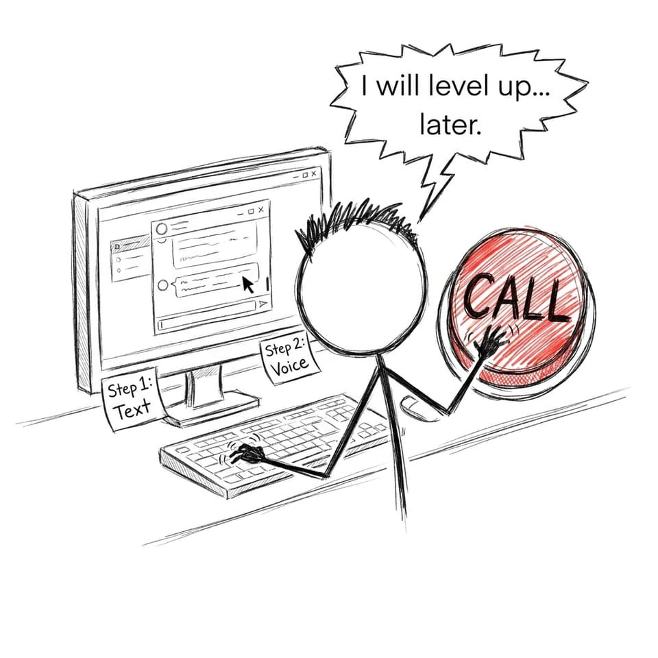 The “CALL” button is always too big